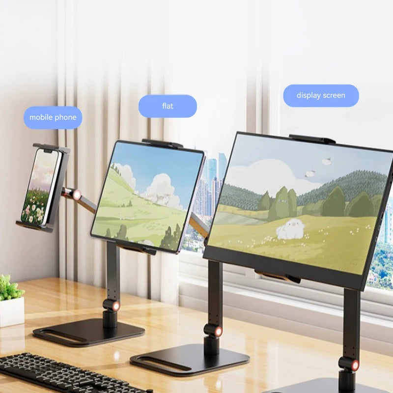 Monitor Desk Holder Portable Metal Stand 16 Inch Universal Expandable Display Base Vesa Mount External Vertical Screen Expansion