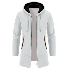 Sweatwear Men's Sport Hoodies Long Sleeve Sweatshirts for Men Zipper Hooded Mens Oversize Winter Top Jacket Coat Black Sweater