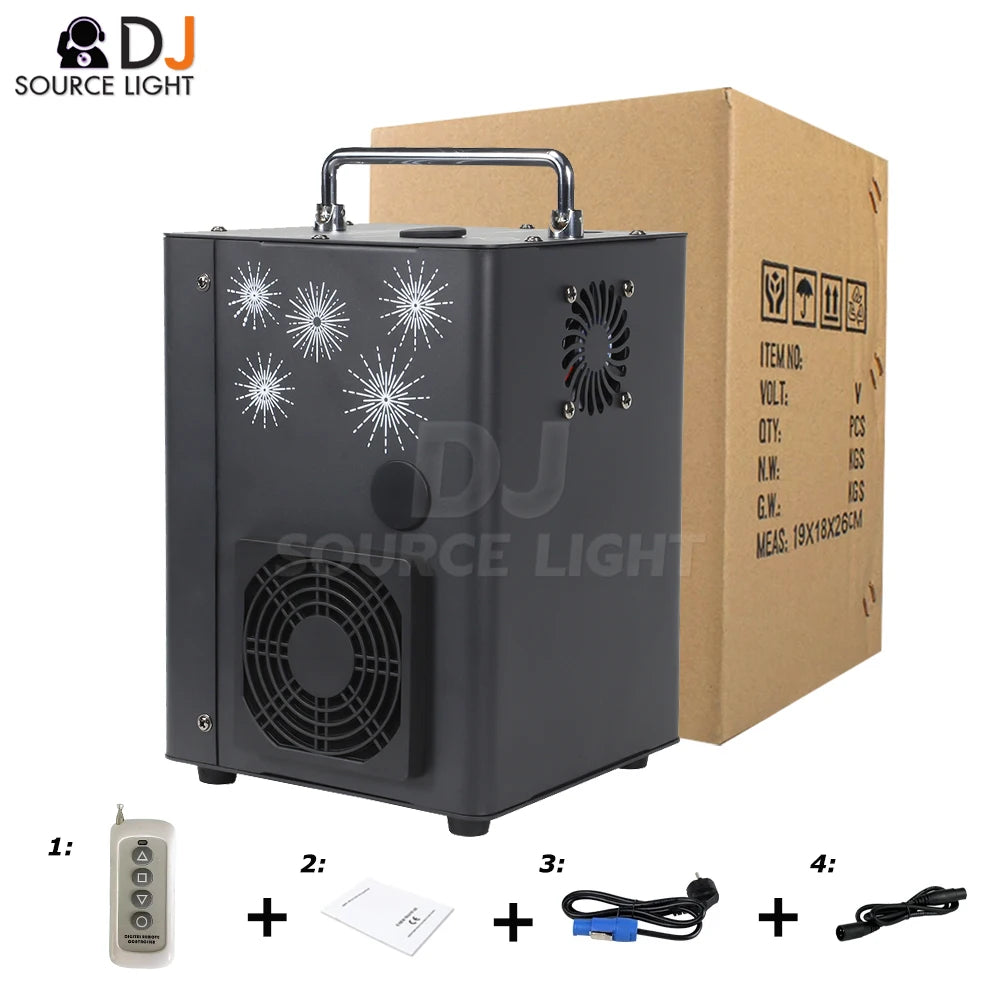 2Pcs/lot NEW 750W Cold Spark Firework Machine 750W 600W Sparker Machine Ti Powder Dmx Remote Control Fountain Sparkular Machine