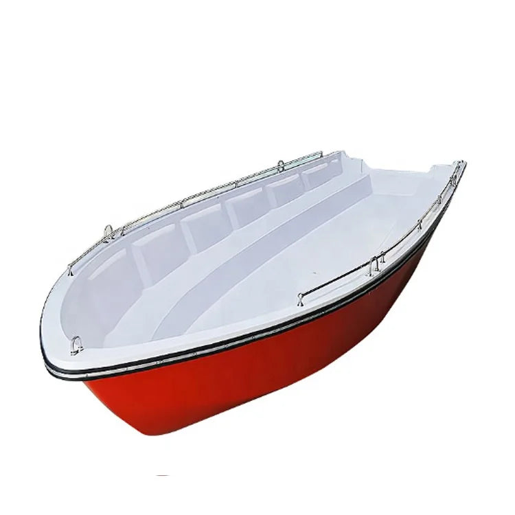 4m Orange Fiberglass Assault Boat Factory Price Fast Rescue Boat Speedboat