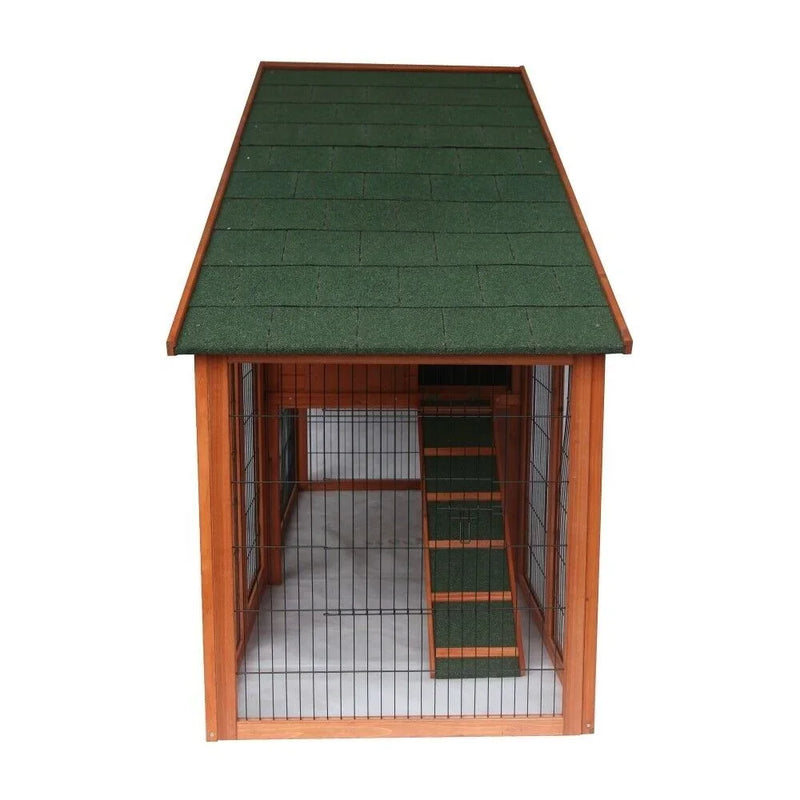 Pet House Large Walk In Chicken Coop Wood Poultry Cage