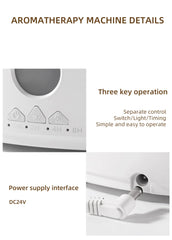 Rain Cloud Aroma Diffuser & Zen Raindrop Humidifier – Ultrasonic Essential Oil Diffuser with Soothing Rain Sounds | 3-Color LED Night Light & Desktop Water Drip Sprayer