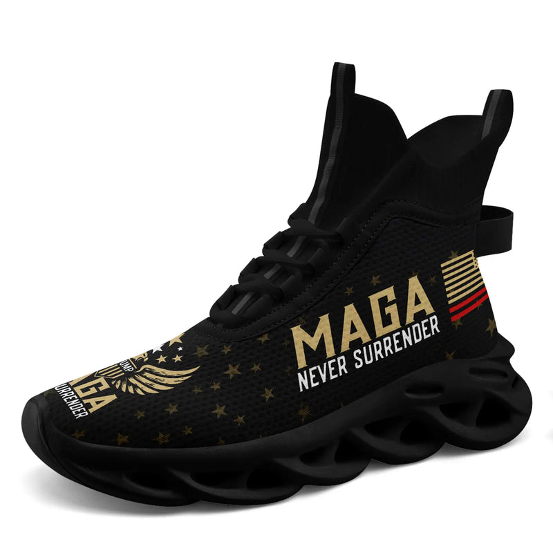 Casual High Top Shoes Sneaker Trump Maga 2024 Election Take America Back Design