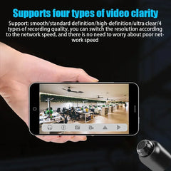 1080P HD Mini WiFi IP Camera - Night Vision, Wireless Baby Monitor & Home Security