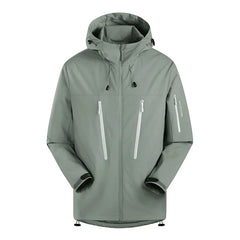 Autumn Hoodie Jackets Men Windproof Waterproof Warmth Fashion Trends Male Coat Versatile Casual Outdoor Mountaineering Clothing