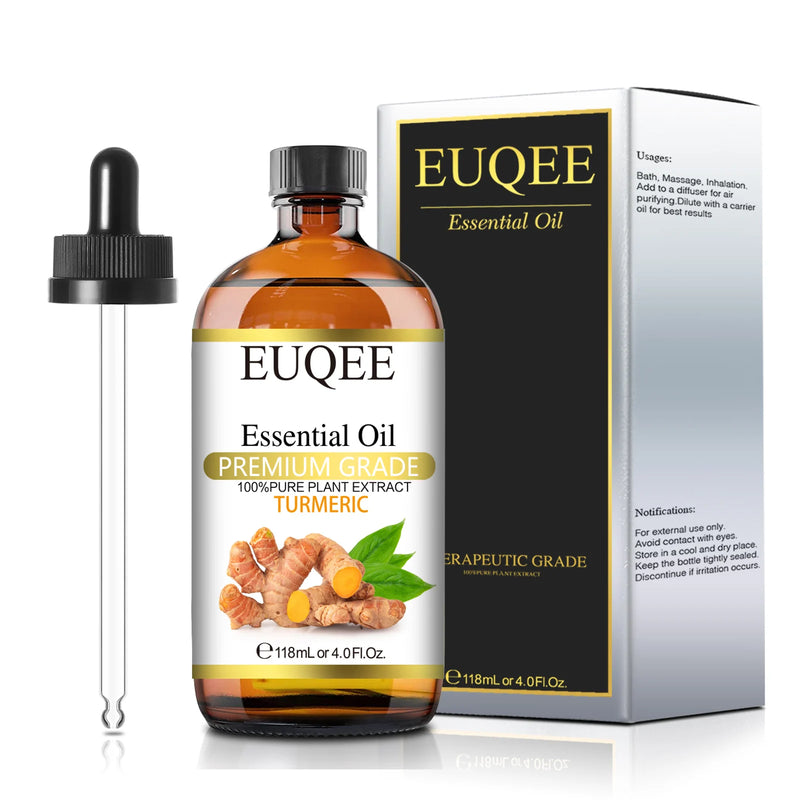 EUQEE 118ML Large Bottle Essential Oil For Humidifier Neroli Helichrysum Eucalyptus Jasmine Aroma Oil,DIY Soap,Massage,Fresh Air