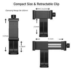 Smartphone & Action Cam Chest Strap Mount - Wireless POV Holder for iPhone, GoPro, and DJI Live Shooting