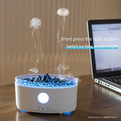 Rain Cloud Aroma Diffuser & Zen Raindrop Humidifier – Ultrasonic Essential Oil Diffuser with Soothing Rain Sounds | 3-Color LED Night Light & Desktop Water Drip Sprayer