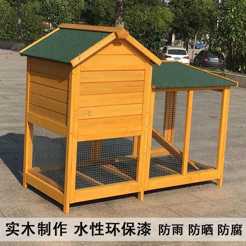 Special House for Rabbit Cage Breeding, Pet Products, Outdoor Villa, Anti-peeing, Domestic Large Indoor Rabbit Nest Cat Cage