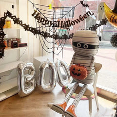 Large Inflatable Balloons Halloween Skeleton Pumpkin Ghost Balloons Scary Halloween Indoor Party Decoration Outdoor Kids Toys