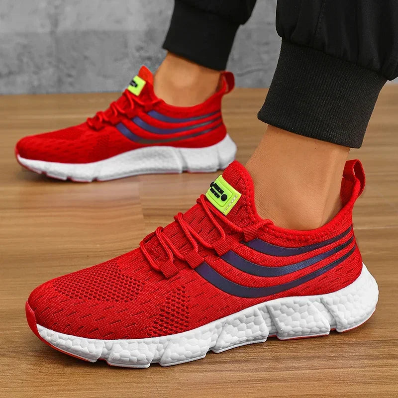 Men Shoes Breathable Classic Running Sneakers for Man Outdoor Light Comfortable Mesh Shoes Slip on Walking Shoes Tenis Masculino