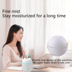 Mini Ultrasonic 250ML Air Humidifier Romantic Light USB Essential Oil Diffuser Car Purifier Aroma Anion Mist Maker Humidifier