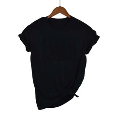 Love Canada T-Shirt – Maple Leaf Graphic & Letter Design, Black Casual Short Sleeve Tee for Women (Harajuku Style)