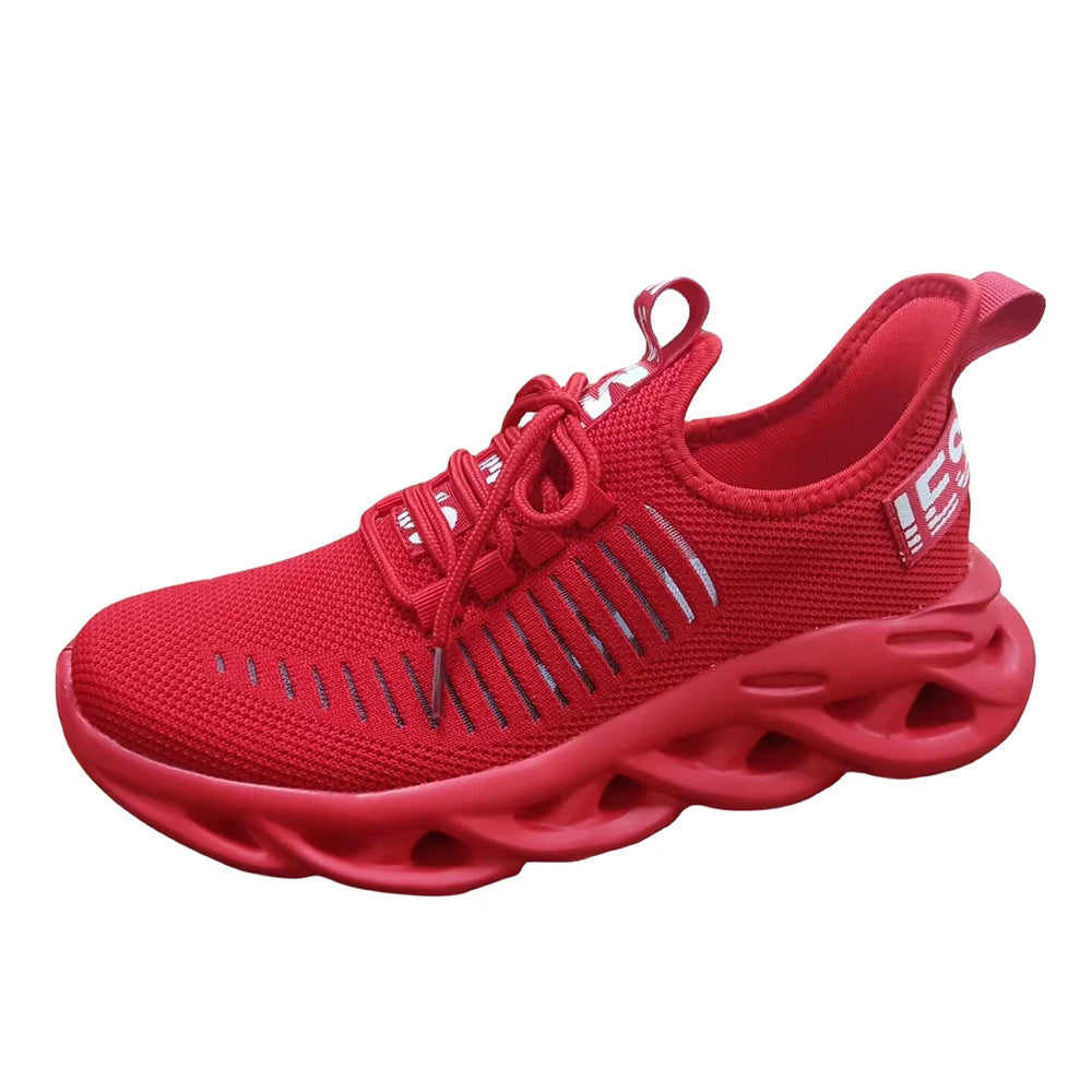 2024 Newest Kids Breathable Running Sneakers For Women Low Top Large Size Men's Sports Shoes Mesh Jogging Children Casual Shoes