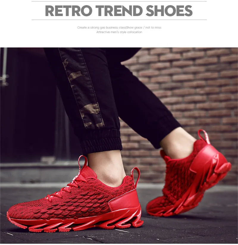 Men's Shoes Casual Sneakers Non Slip Breathable Running Shoe Mesh Tenis Outdoor Basketball Sports Tennis Shoes Zapatos De Hombre