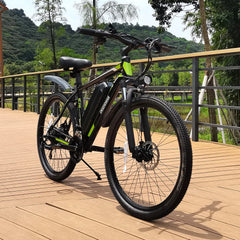 IDOTATA Electric Bicycle 48V 12.8AH Lithium Battery 500W Motor Adult Mountain Electric Bike 21Speed Cycling Bicycle 26INCH Ebike