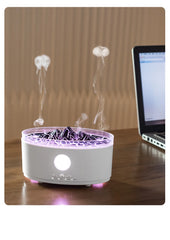 Rain Cloud Aroma Diffuser & Zen Raindrop Humidifier – Ultrasonic Essential Oil Diffuser with Soothing Rain Sounds | 3-Color LED Night Light & Desktop Water Drip Sprayer