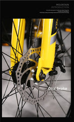 Foldable Mountain Bike for Men & Teens – Dual Shock Absorption, 21-Speed, Road & Off-Road Bicycle for Students & Adults
