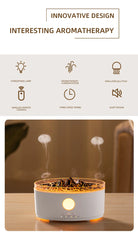 Rain Cloud Aroma Diffuser & Zen Raindrop Humidifier – Ultrasonic Essential Oil Diffuser with Soothing Rain Sounds | 3-Color LED Night Light & Desktop Water Drip Sprayer