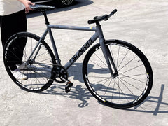 Tsunami SNM100 Fixie Fixed Gear Bike – 700C Single Speed Racing Bicycle | Lightweight Aluminum Alloy Frame | Customizable Track Cycling