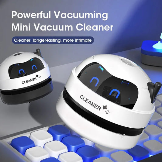 Mini USB Desk Vacuum Cleaner – Handheld Table Sweeper for Dust, Crumbs & Pencil Shavings