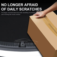 Trunk Protector Guard for Tesla Model Y – Anti-Scratch Rear Cargo Threshold Sill Cover & Bumper TPE Organizer Pad