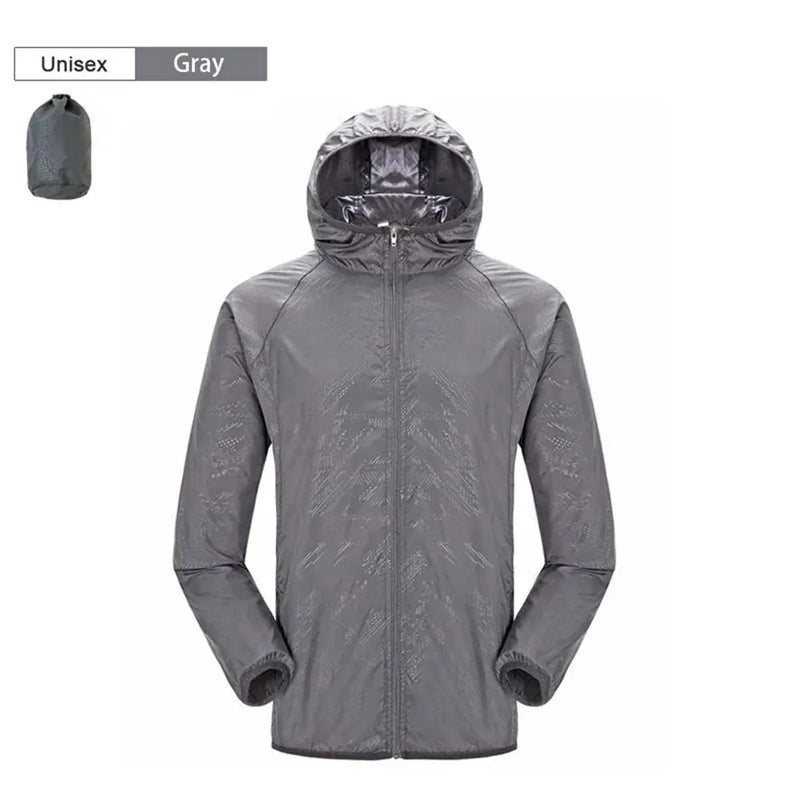 Camping Rain Jacket Men Women Waterproof Sun Protection Clothing Fishing Hunting Clothes Quick Dry Skin Windbreaker