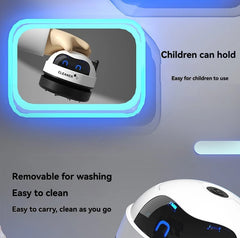 Mini Cordless Desk Vacuum: Portable Keyboard Cleaner & Dust Extractor | Handheld Rechargeable Sweeper for Home, Office, and Car - Sleek Design