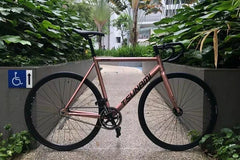Tsunami SNM100 Fixie Fixed Gear Bike – 700C Single Speed Racing Bicycle | Lightweight Aluminum Alloy Frame | Customizable Track Cycling