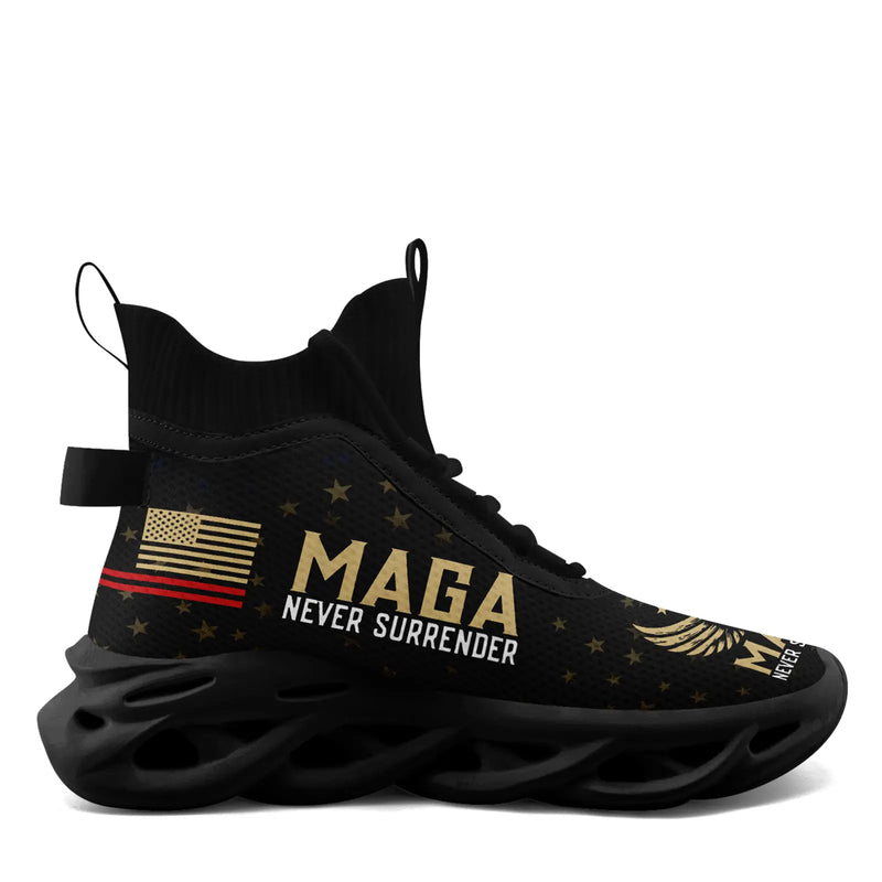 Casual High Top Shoes Sneaker Trump Maga 2024 Election Take America Back Design