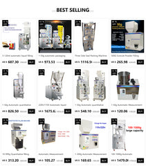 1-50g Automatic Quantitative Sealing Machine – Tea Bag Packing Machine, Automatic Weighing Machine for Powder/Granule Filler (110V/220V)