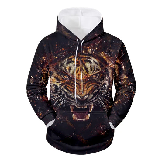 Tiger Fashion Style 3D Printed Hoodies Unisex Pullovers Hoodie Casual Sweatshirts