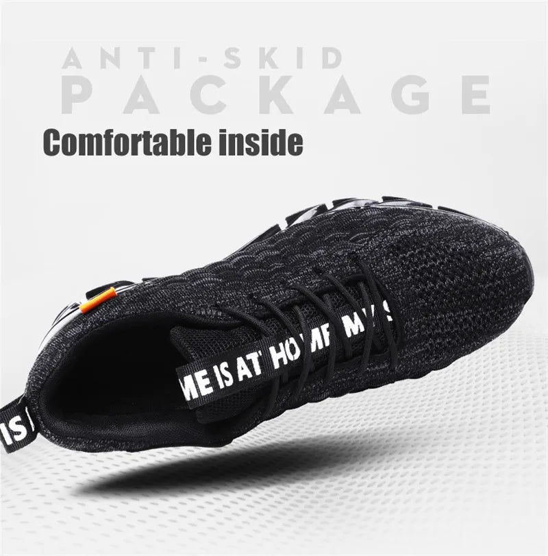 Men's Shoes Casual Sneakers Non Slip Breathable Running Shoe Mesh Tenis Outdoor Basketball Sports Tennis Shoes Zapatos De Hombre