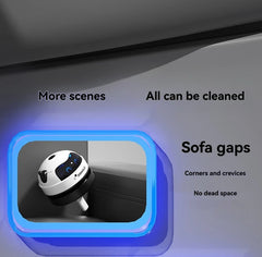 Mini Cordless Desk Vacuum: Portable Keyboard Cleaner & Dust Extractor | Handheld Rechargeable Sweeper for Home, Office, and Car - Sleek Design