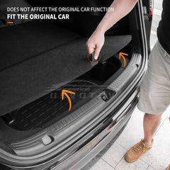 Trunk Protector Guard for Tesla Model Y – Anti-Scratch Rear Cargo Threshold Sill Cover & Bumper TPE Organizer Pad