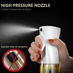 3PCS Oil Sprayer Bottles (200/300ml) | Kitchen Cooking Oil Dispenser & Vinegar Sauce Sprayer for BBQ, Fitness & Fat Loss