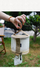 Portable Camping Tissue Case | Roll Paper Storage Bag with Hook | Tent Hanging Napkin Holder