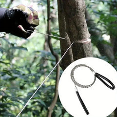 2PCS Portable Stainless Steel Wire Saw | Manual PVC Pipe & Chain Saw for Hiking, Camping & Hunting