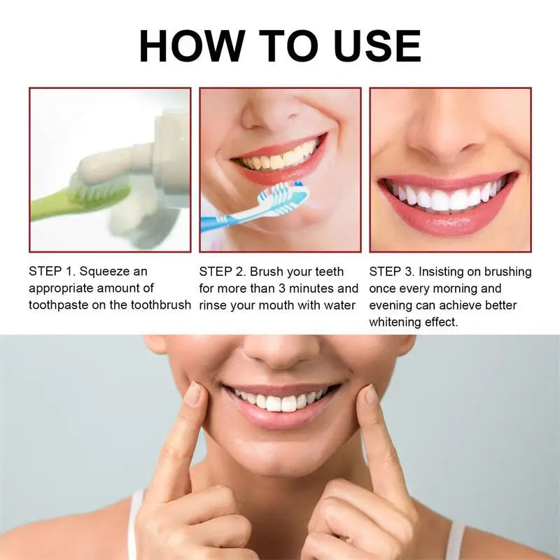 SP-8 Probiotic Toothpaste Whiten Clean Teeth Remove Stains Oral Care Management Fresh Breath With Sodium Saccharin Lactobacillus