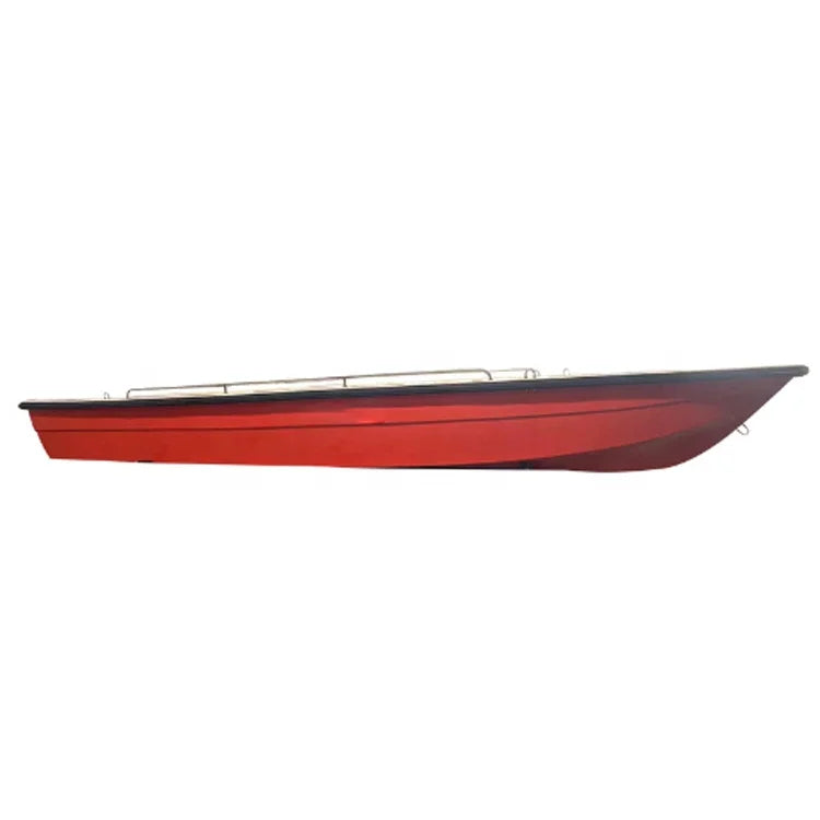 4m Orange Fiberglass Assault Boat Factory Price Fast Rescue Boat Speedboat