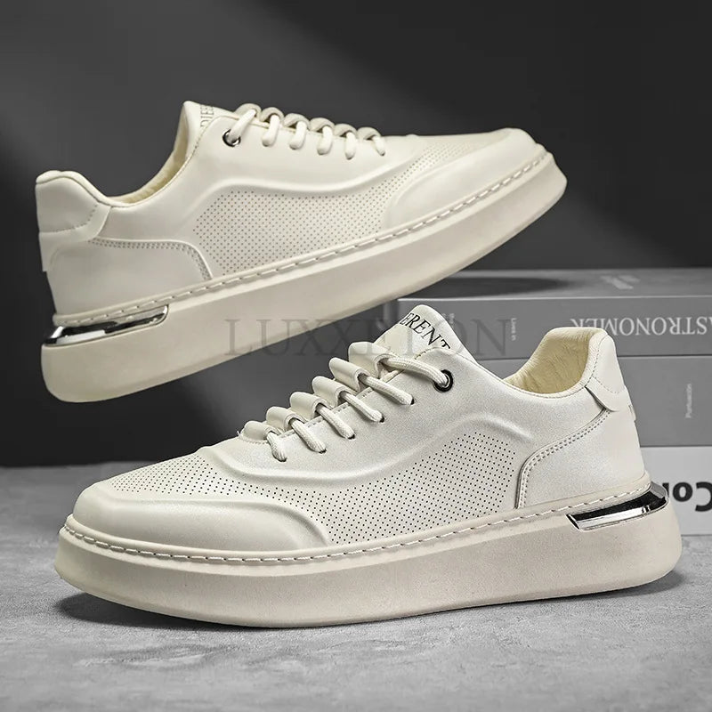 Men Vulcanized Shoes New Fashion Casual Sports Comfortable Thick Soled Breathable Thick Soled Shoes for Men