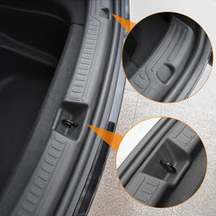 Trunk Protector Guard for Tesla Model Y – Anti-Scratch Rear Cargo Threshold Sill Cover & Bumper TPE Organizer Pad