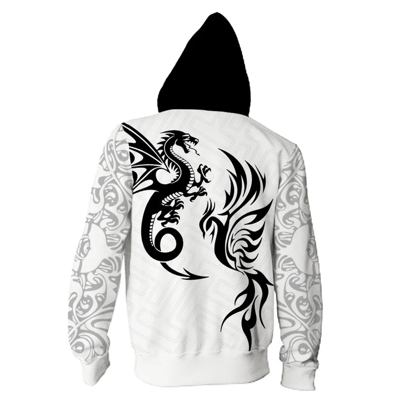 Autumn Sweatshirt New in Hoodies & Sweatshirts Comfortable Fashion Skull Print Keep Warm Clothing Man Hoodie Men Male Clothes