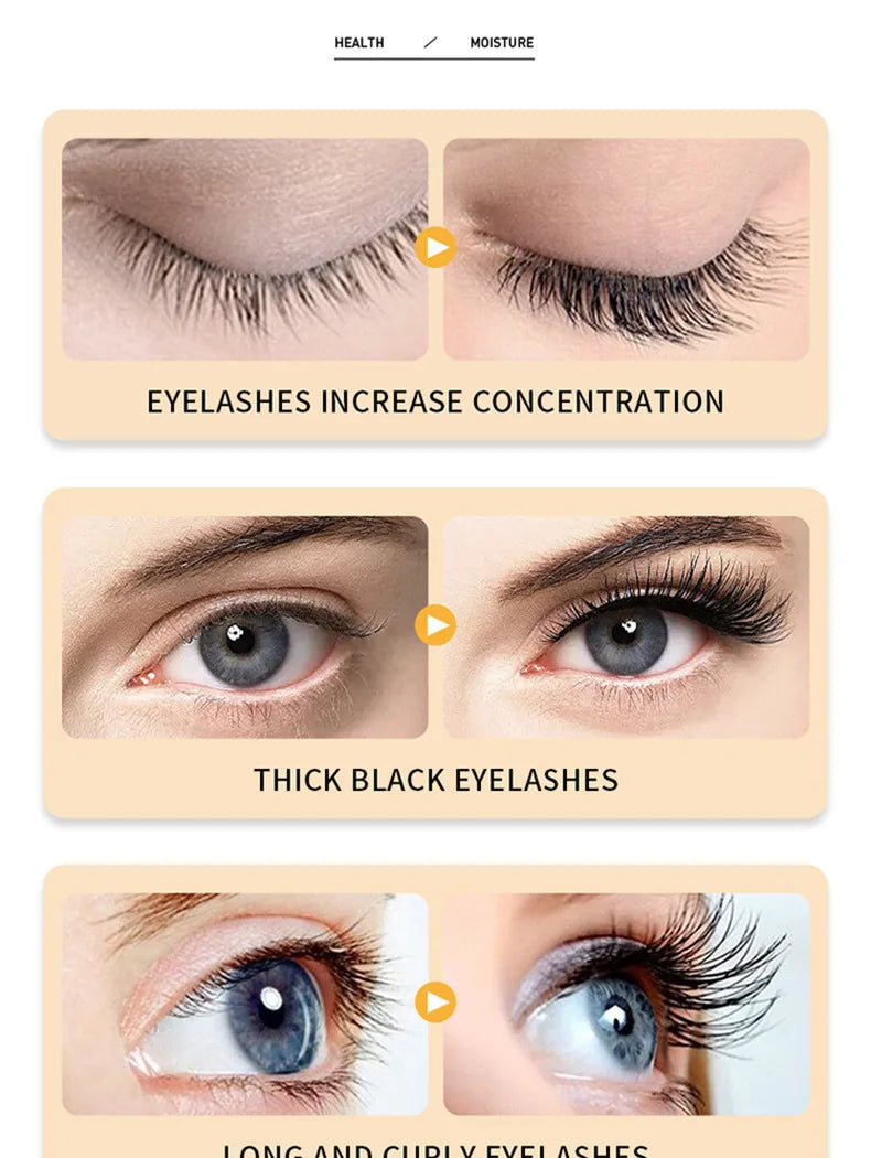 7 Day Eyelash Growth Serum Natural Curl Lengthen Beauty Health Volume & Thicken Eyelash Treatment Eyelash & Eyebrow Enhancer