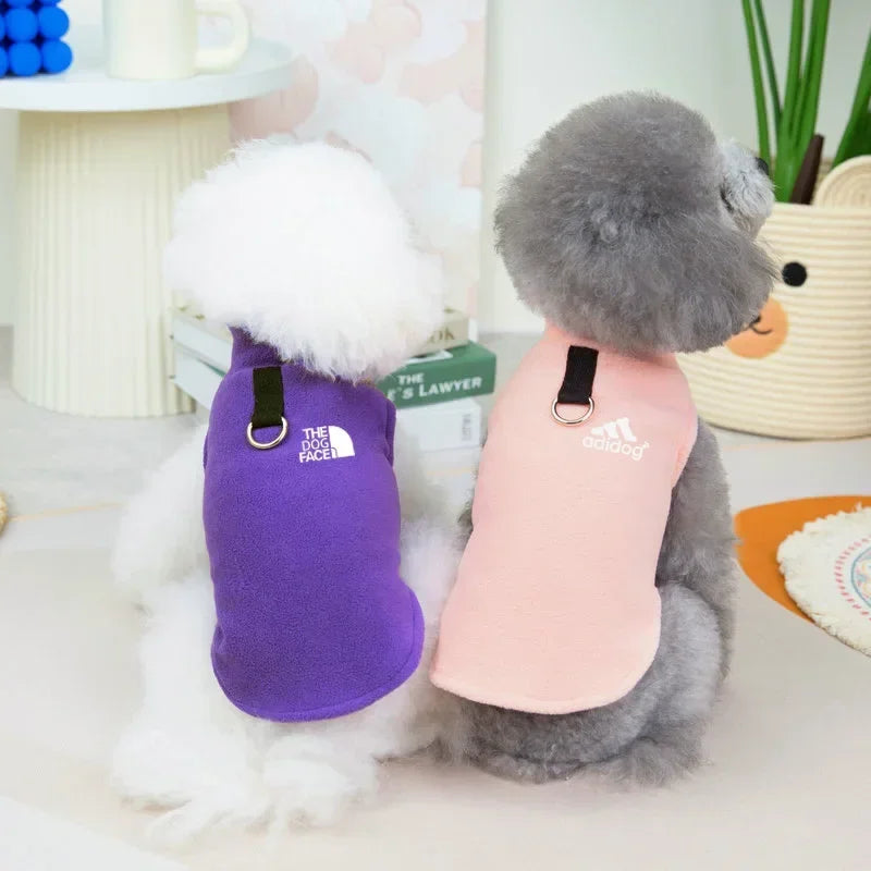 Pet Dog Clothes Autumn Winter Coat Fleece Warm Sweater Vest For Small Chihuahua Bulldog Dogs Jackets Costumes Supplies