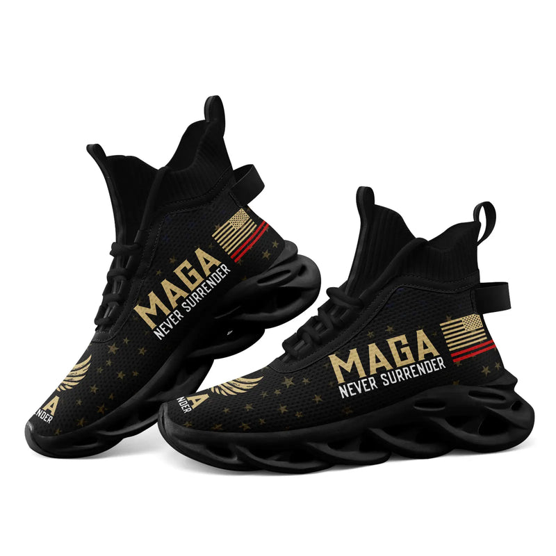 Casual High Top Shoes Sneaker Trump Maga 2024 Election Take America Back Design