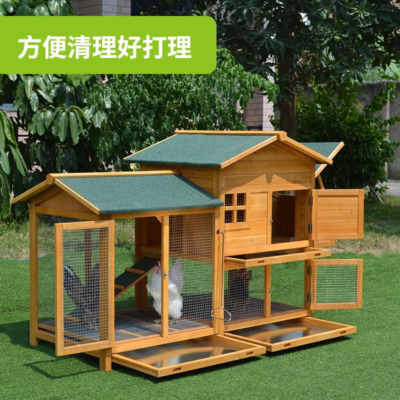 Outdoor Chicken Cage Household Large Chicken Coop Coop Pigeon Cage Cat Coop Kennel Bird Cage Parrot Cage Pet