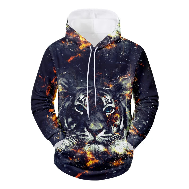 Tiger Fashion Style 3D Printed Hoodies Unisex Pullovers Hoodie Casual Sweatshirts