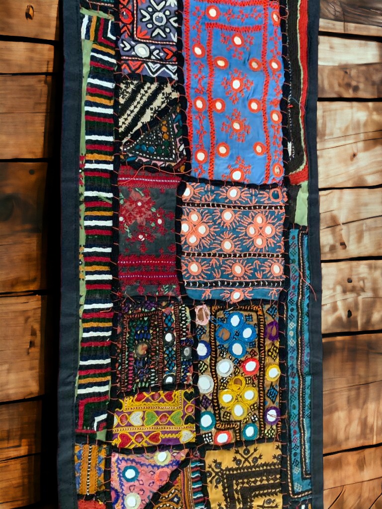 Handmade Table Runner - Colorful Patterns and Patchwork for Stylish Home Decor