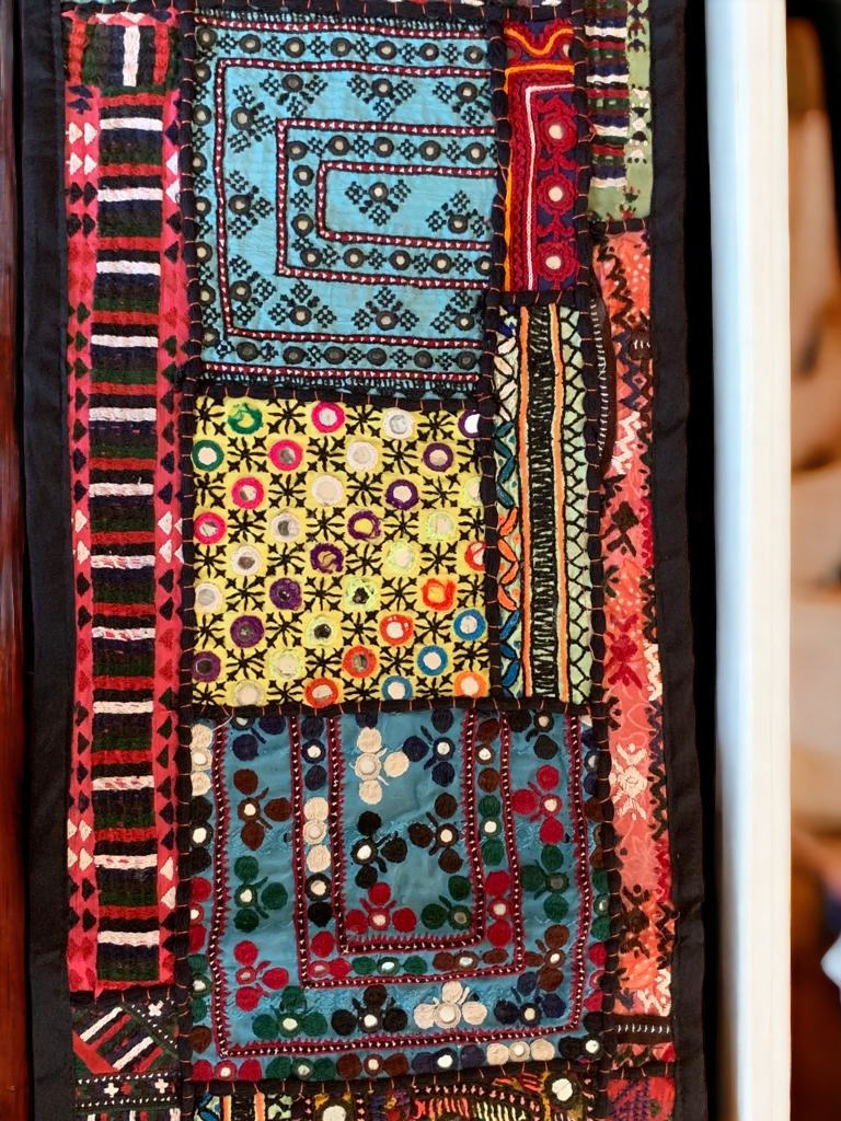 Beautifully Patterned Handmade Table Runner in Vibrant Colors